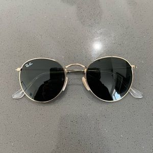 Ray Ban Round Metal Sunglasses